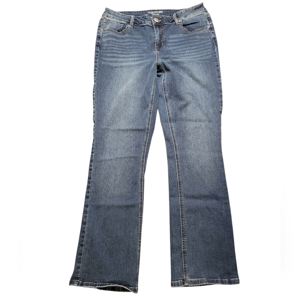 Maurices Women's Mid Rise Blue Jeans
